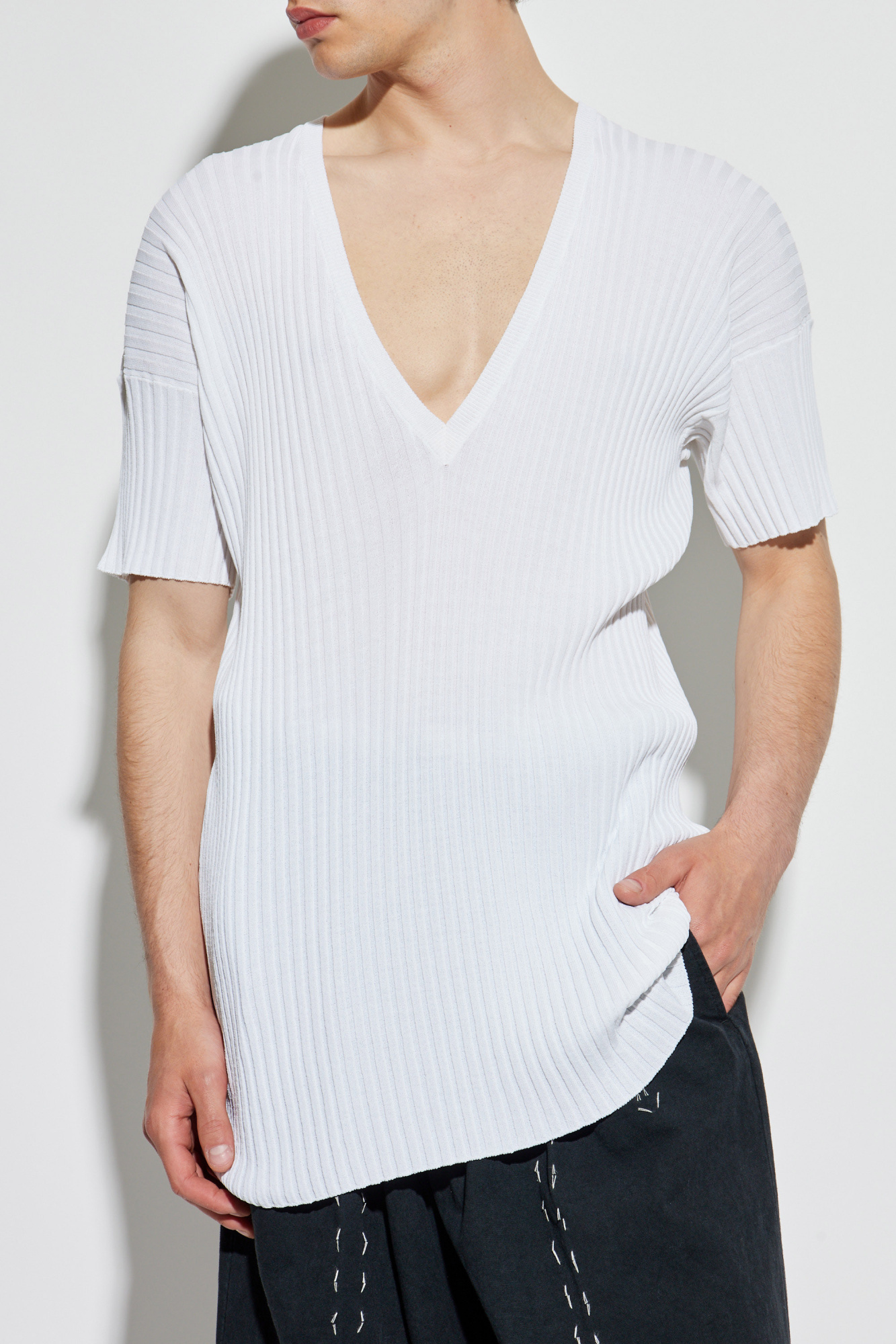 MM6 Maison Margiela Ribbed sweater | Men's | Vitkac